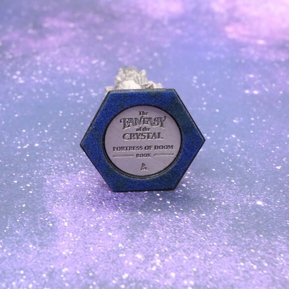 Danbury Mint - Fantasy Of The Crystal - Fortress of Doom Rook Chess Piece - Picture 5 of 5